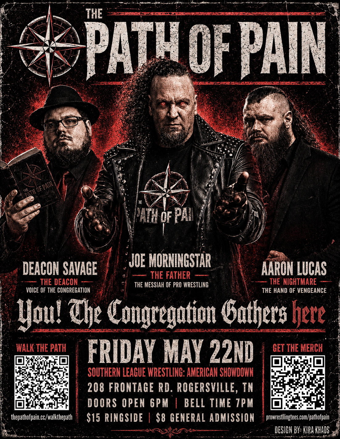 The Path of Pain Wrestling East TN Rogersville May 22 2026 Event